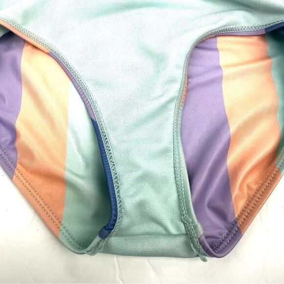 Wonder Nation Girls Multicolor One Piece/Two Piece Swimsuits Sz M 7/8 Set of 2 - Picture 13 of 14